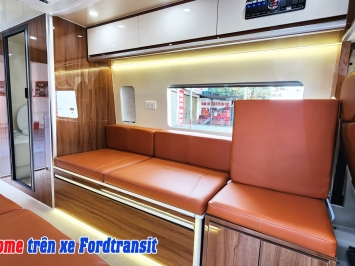 Mobihome trên xe Ford transit cũ | Giá thành hợp lý đáp ứng đủ nhu cầu