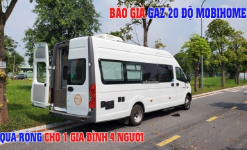 Mẫu Mobihome trên xe Gaz nga